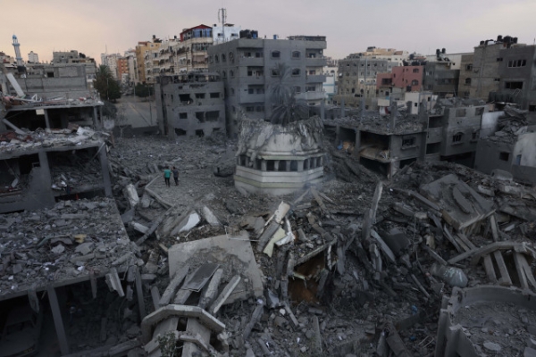 폭격으로 파괴된 가자지구 (사진=국경없는의사회)